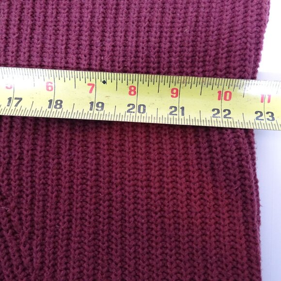 Jessica Simpson Seana Burgundy Wine Red V-Neck Sweater Women Size XL Long Sleeve - Picture 7 of 9